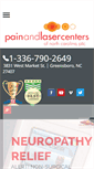 Mobile Screenshot of painandlasercentersofnc.com